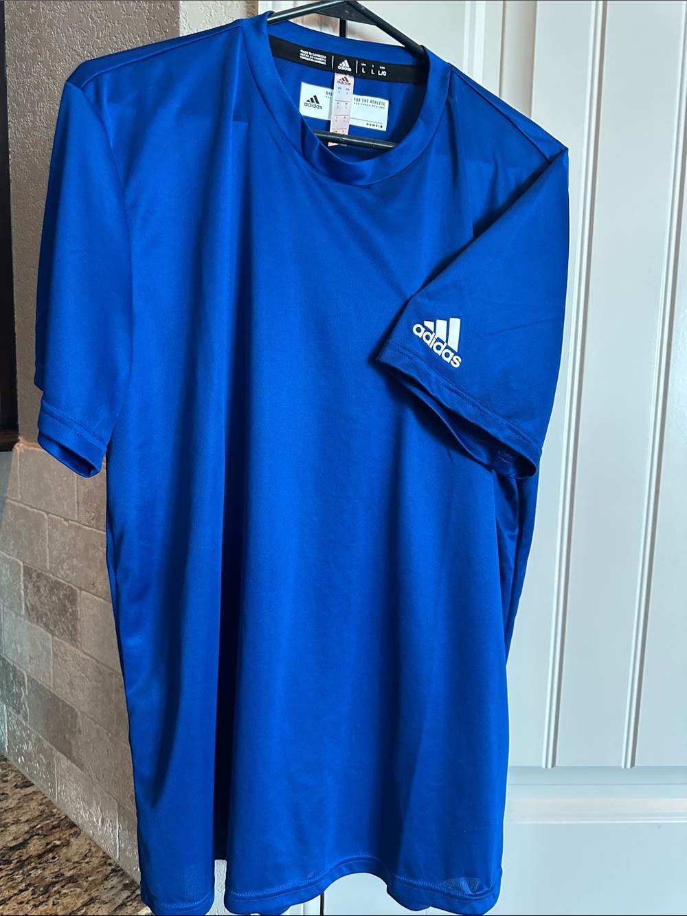 adidas Men’s Bright Royal Blue Short-Sleeve Performance Tee
